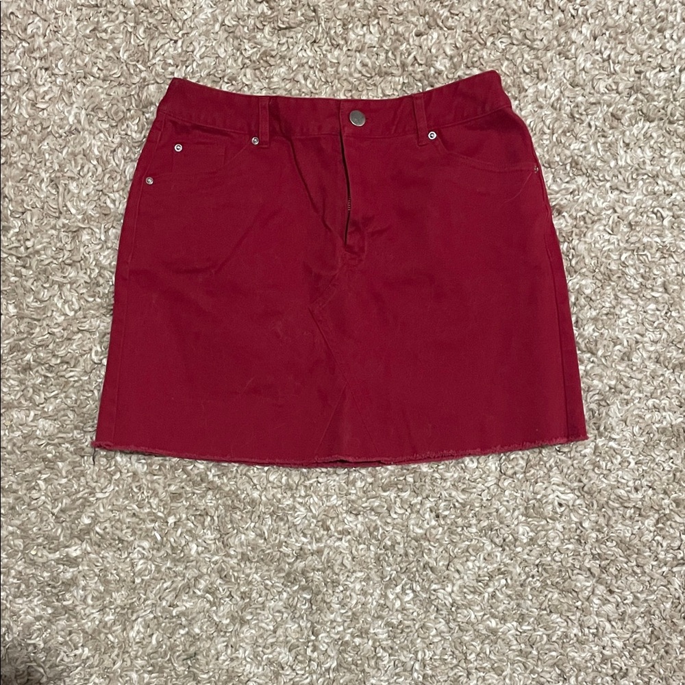 FOREVER 21 Red Mini Skirt